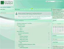 Tablet Screenshot of kuliah.yarsi.ac.id